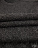 orSlow Simple Crewneck Sweater - Charcoal Gray Wool
