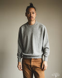 orSlow Simple Crewneck Sweater - Light Gray Wool