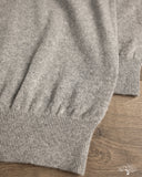 orSlow Simple Crewneck Sweater - Light Gray Wool