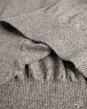 orSlow Simple Crewneck Sweater - Light Gray Wool