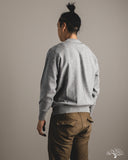 orSlow Simple Crewneck Sweater - Light Gray Wool