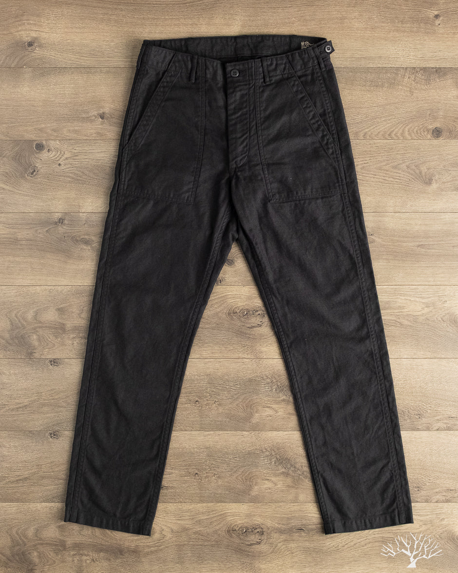 orSlow - Slim Fit Fatigue Pants - Black (J61) – Withered Fig