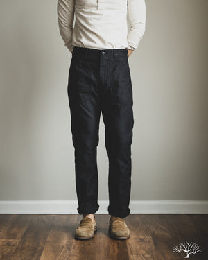 orSlow - Slim Fit Fatigue Pants - Black (J61) – Withered Fig