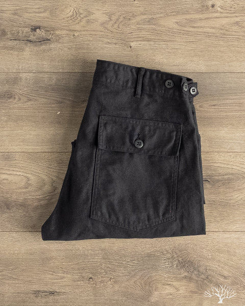 orSlow - Slim Fit Fatigue Pants - Black (J61) – Withered Fig