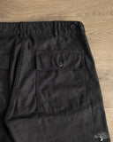 orSlow Slim Fit Fatigue Pants - Black (J61)