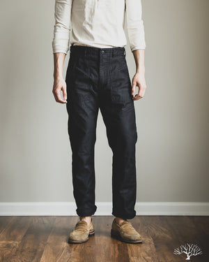 orSlow - Slim Fit Fatigue Pants - Black (J61) – Withered Fig