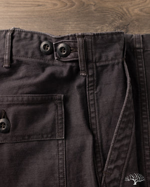 orSlow - Slim Fit Fatigue Pants - Black Stone – Withered Fig