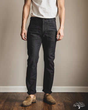 orSlow - Slim Fit Fatigue Pants - Black Stone – Withered Fig