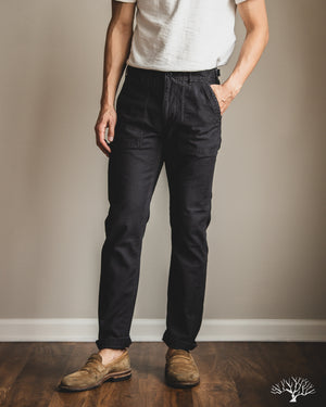 orSlow - Slim Fit Fatigue Pants - Black Stone – Withered Fig