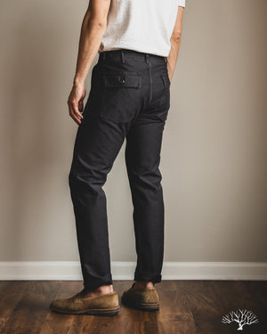 orSlow - Slim Fit Fatigue Pants - Black Stone – Withered Fig