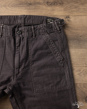 orSlow - Slim Fit Fatigue Pants - Black Stone – Withered Fig