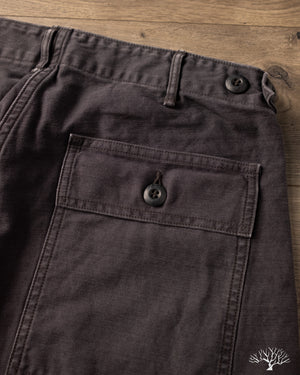 orSlow - Slim Fit Fatigue Pants - Black Stone – Withered Fig