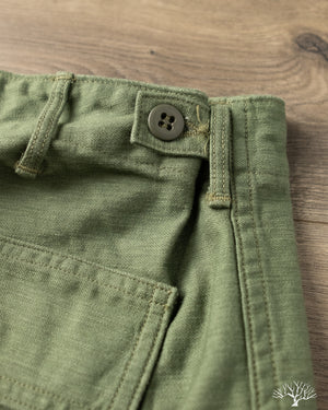 orSlow - Slim Fit Fatigue Pants - Green – Withered Fig