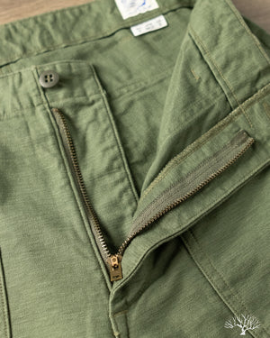 orSlow - Slim Fit Fatigue Pants - Green – Withered Fig