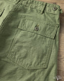 orSlow Slim Fit Fatigue Pants - Green