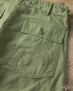 orSlow - Slim Fit Fatigue Pants - Green – Withered Fig