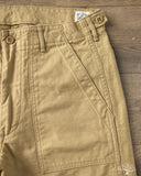 orSlow Slim Fit Fatigue Pants - Sand Beige