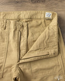 orSlow Slim Fit Fatigue Pants - Sand Beige