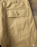 orSlow Slim Fit Fatigue Pants - Sand Beige