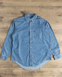 orSlow Standard Button Down Shirt - Denim Used