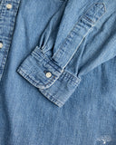 orSlow Standard Button Down Shirt - Denim Used