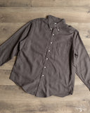 orSlow Standard Button Down Shirt Softly Brushed Mini Check - Charcoal Gray