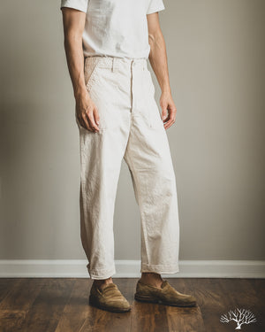 orSlow - Summer Fatigue Pants - Ecru – Withered Fig