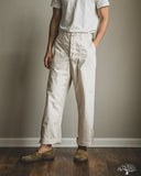orSlow Summer Fatigue Pants - Ecru