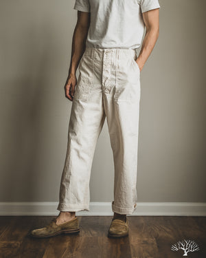 orSlow - Summer Fatigue Pants - Ecru – Withered Fig