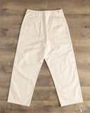orSlow Summer Fatigue Pants - Ecru