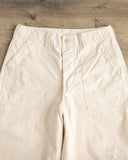 orSlow Summer Fatigue Pants - Ecru