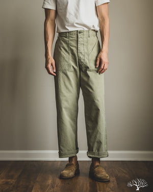 orSlow - Summer Fatigue Pants - Green – Withered Fig