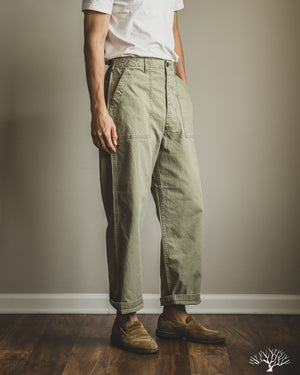 orSlow - Summer Fatigue Pants - Green – Withered Fig