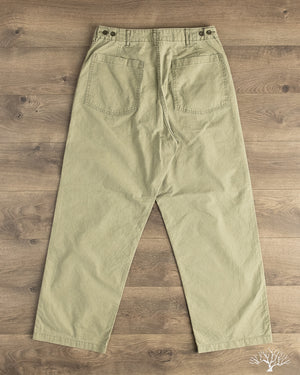 orSlow - Summer Fatigue Pants - Green – Withered Fig