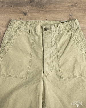 orSlow - Summer Fatigue Pants - Green – Withered Fig