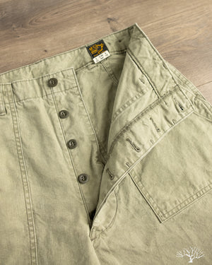 orSlow - Summer Fatigue Pants - Green – Withered Fig