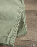 orSlow Summer Fatigue Pants - Green Herringbone