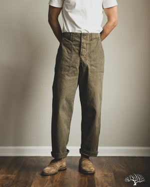 パンツ 26SS orslow summer fatigue pants Olive 1 orSlow - Summer Fatigue Pants - Olive – Withered Fig