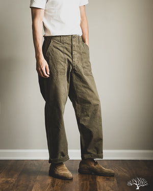 パンツ 26SS orslow summer fatigue pants Olive 1 orSlow - Summer Fatigue Pants - Olive – Withered Fig