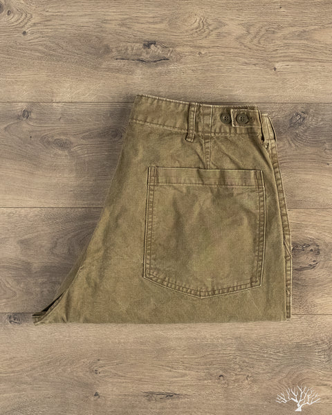 orSlow - Summer Fatigue Pants - Olive – Withered Fig