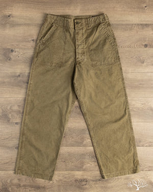 パンツ 26SS orslow summer fatigue pants Olive 1 orSlow - Summer Fatigue Pants - Olive – Withered Fig