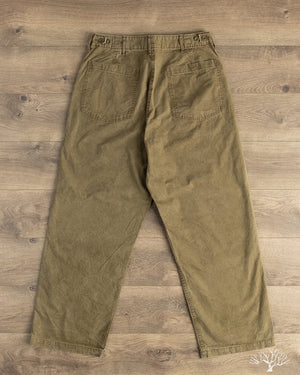 orSlow - Summer Fatigue Pants - Olive – Withered Fig