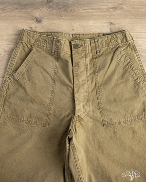 orSlow - Summer Fatigue Pants - Olive – Withered Fig