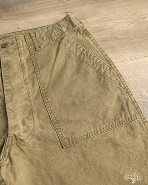orSlow - Summer Fatigue Pants - Olive – Withered Fig