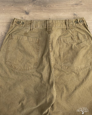 orSlow - Summer Fatigue Pants - Olive – Withered Fig