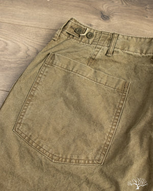 orSlow - Summer Fatigue Pants - Olive – Withered Fig
