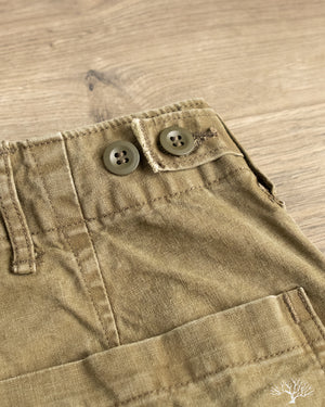 orSlow - Summer Fatigue Pants - Olive – Withered Fig