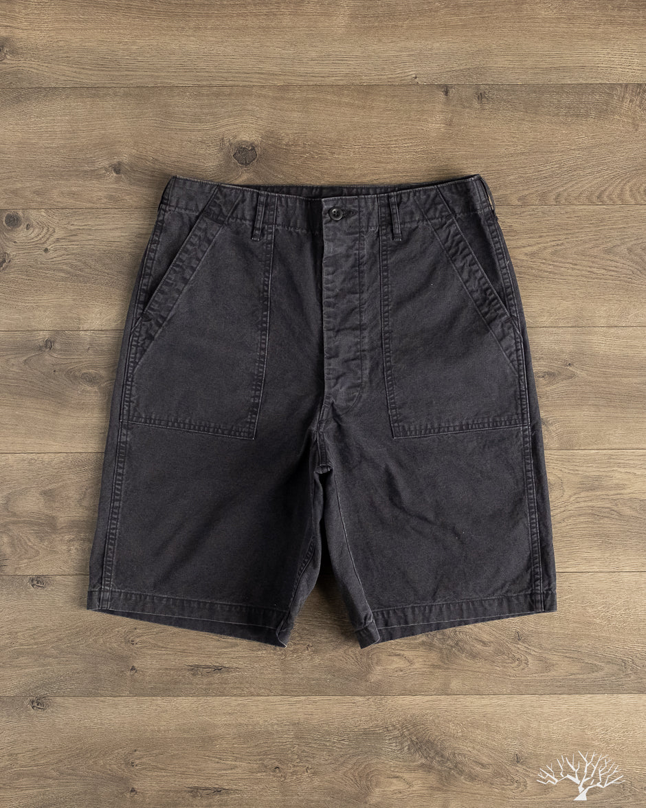 orSlow - Summer Fatigue Shorts - Black – Withered Fig