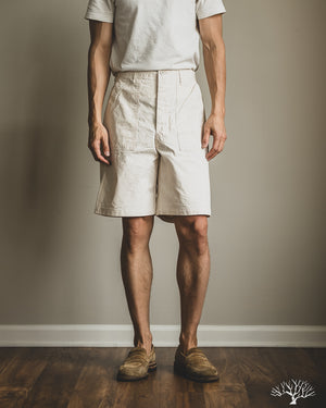 orSlow - Summer Fatigue Shorts - Ecru – Withered Fig