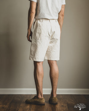 orSlow - Summer Fatigue Shorts - Ecru – Withered Fig